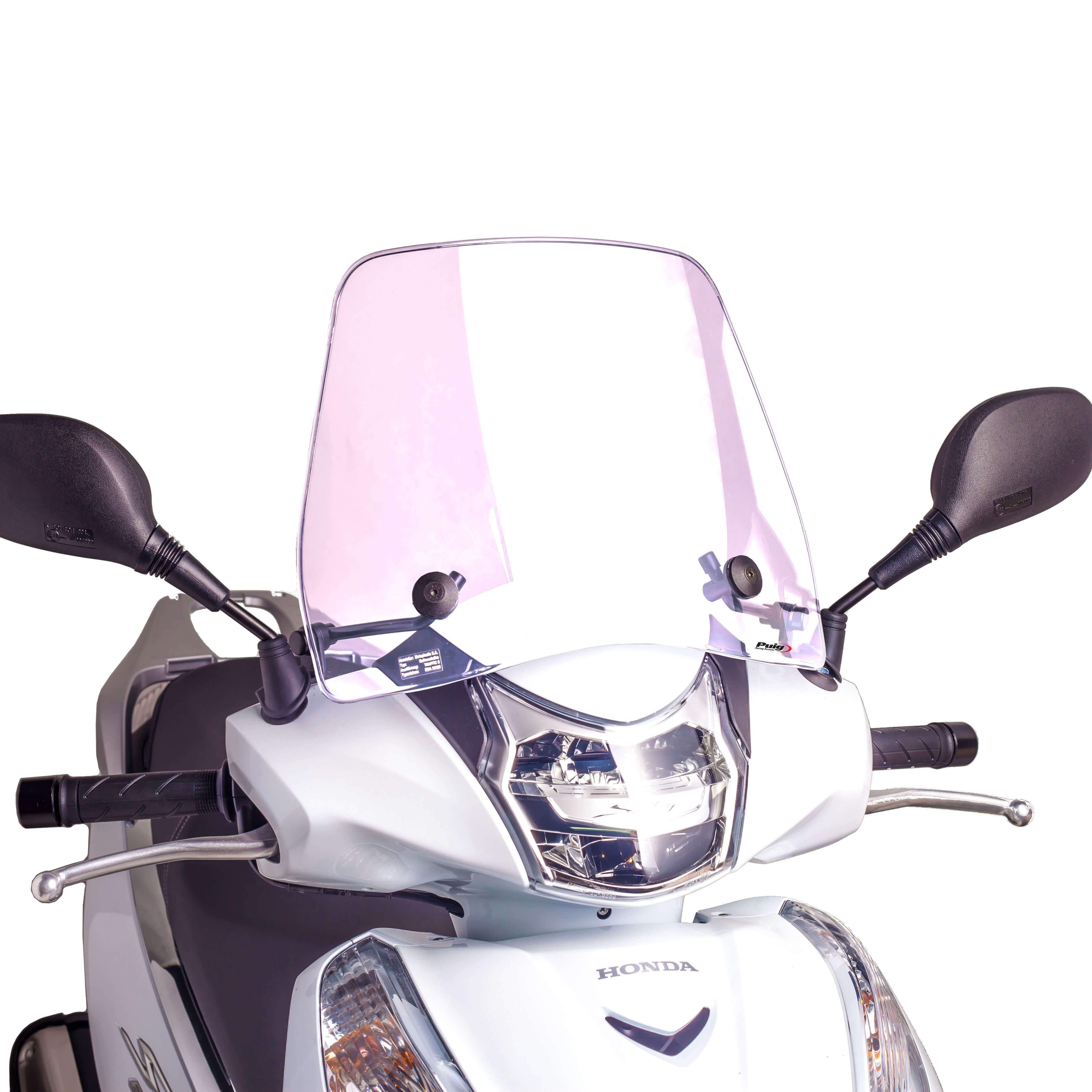 Puig Trafic Screen | Clear | Honda SH 300i 2015>Current -  Shop name