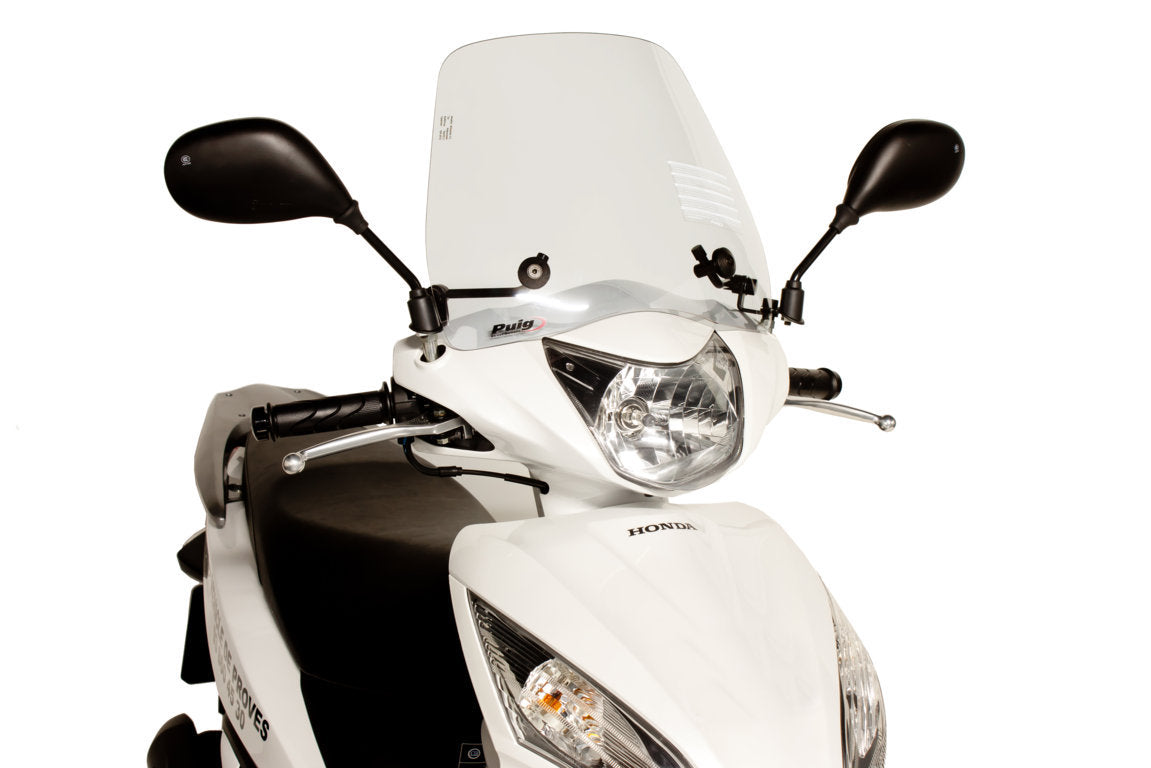 Puig Trafic Screen | Clear | Honda Vision 110 2011>2016 -  Shop name