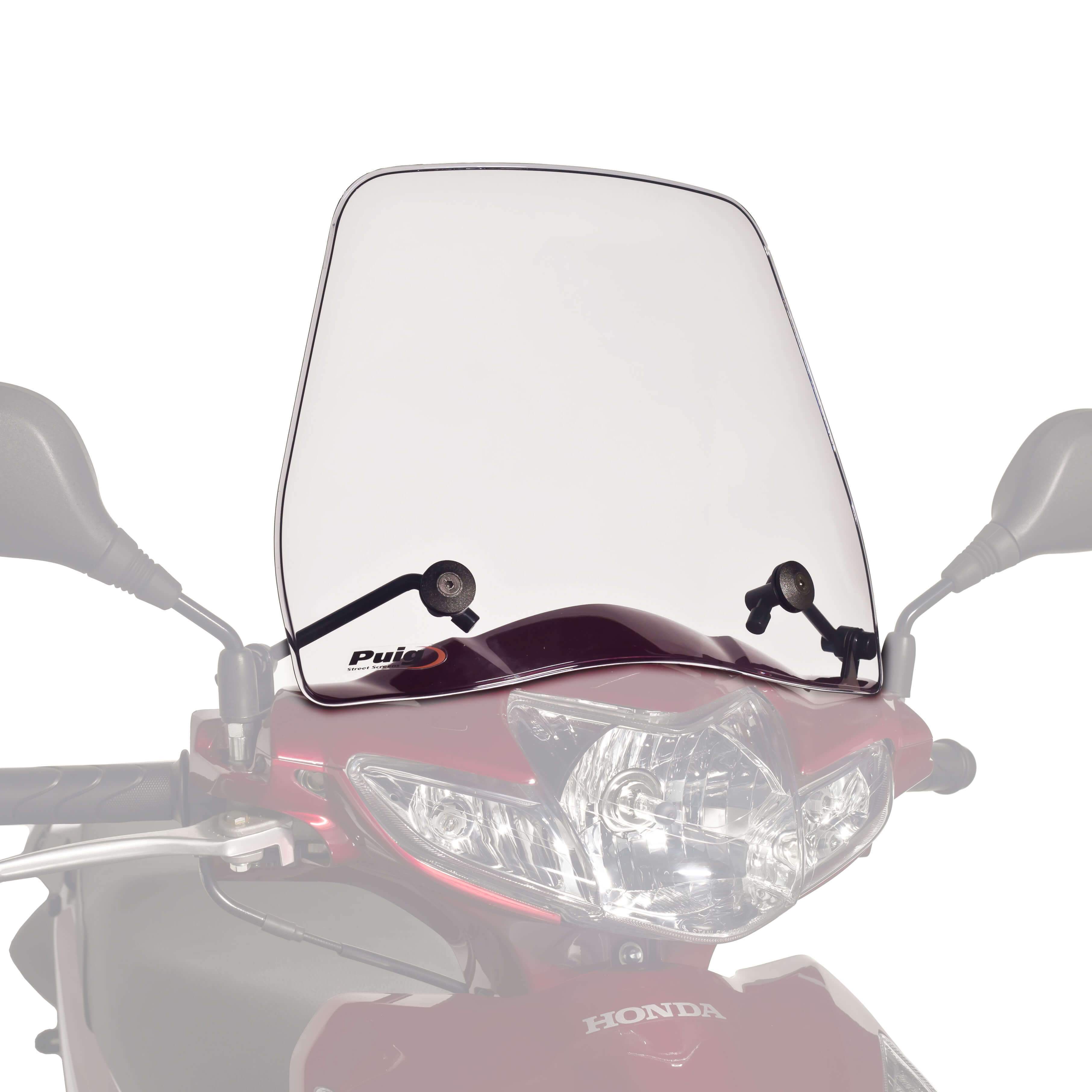 Puig Trafic Screen | Clear | Honda Wave 2012>2013 -  Shop name