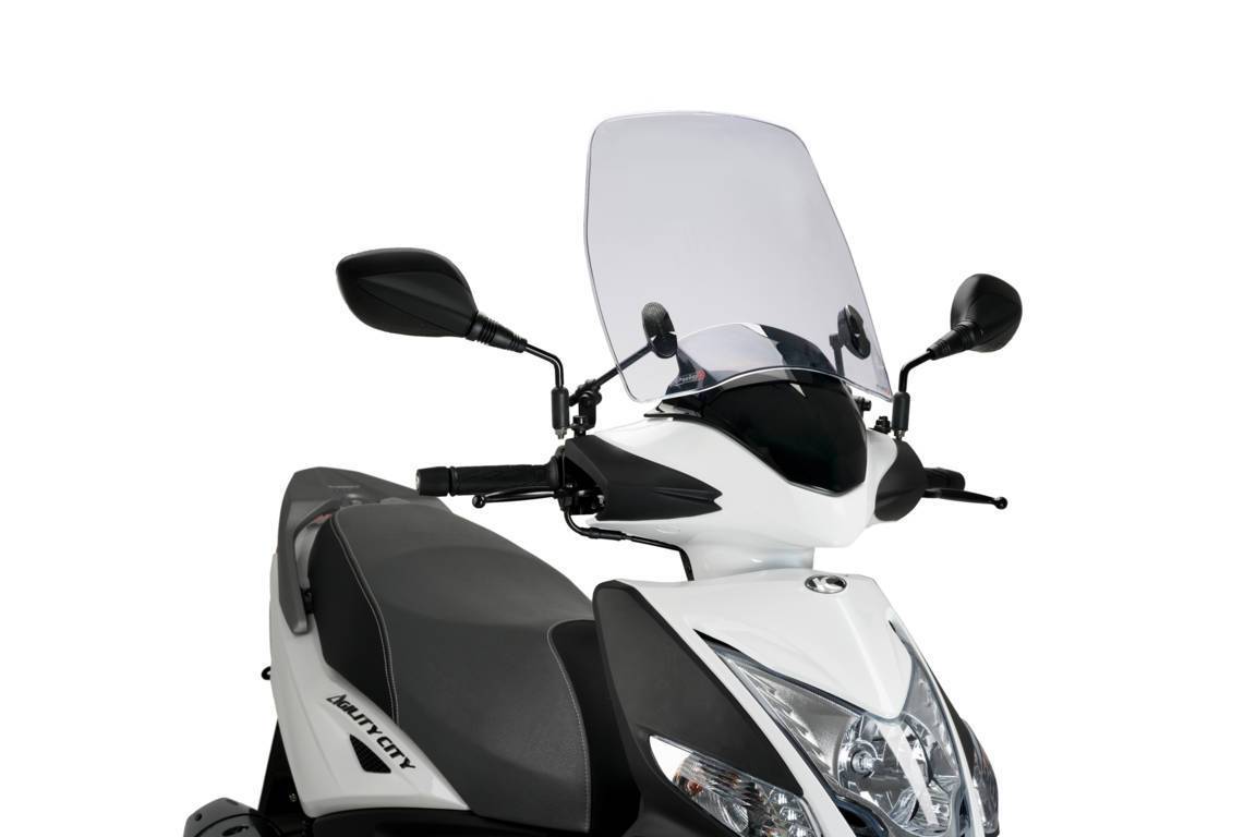 Puig Trafic Screen | Clear | Kymco Agility City 125 2020>Current -  Shop name