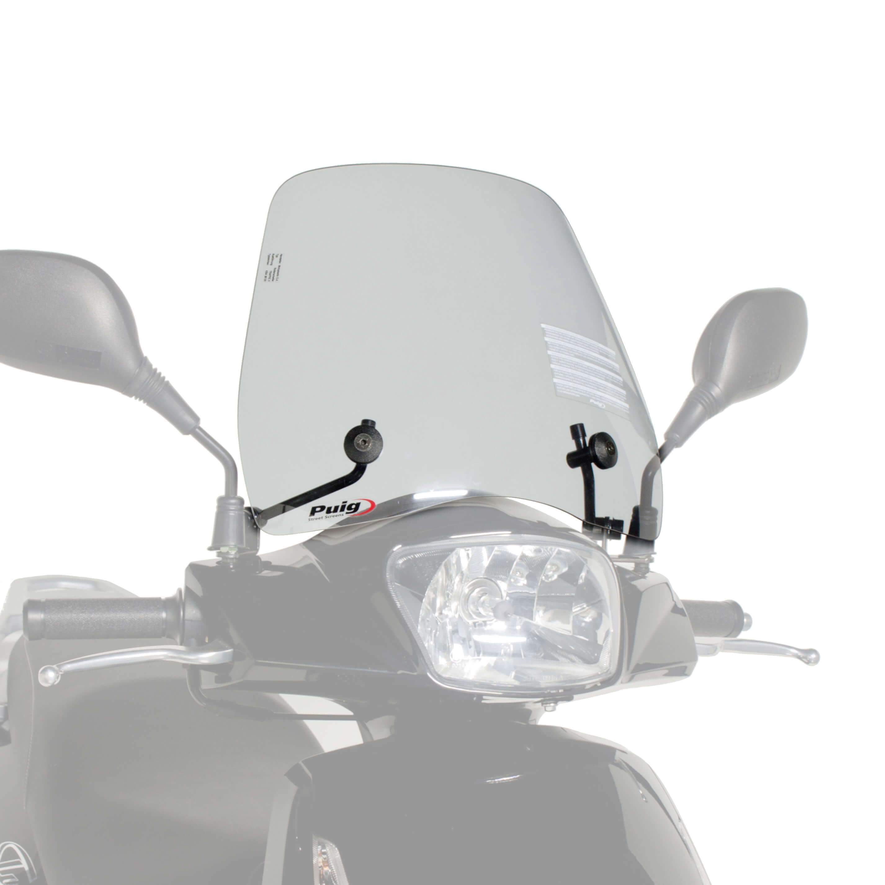 Puig Trafic Screen | Clear | Peugeot Tweet 125 Evo 2010>Current-M5874W-Screens-Pyramid Motorcycle Accessories