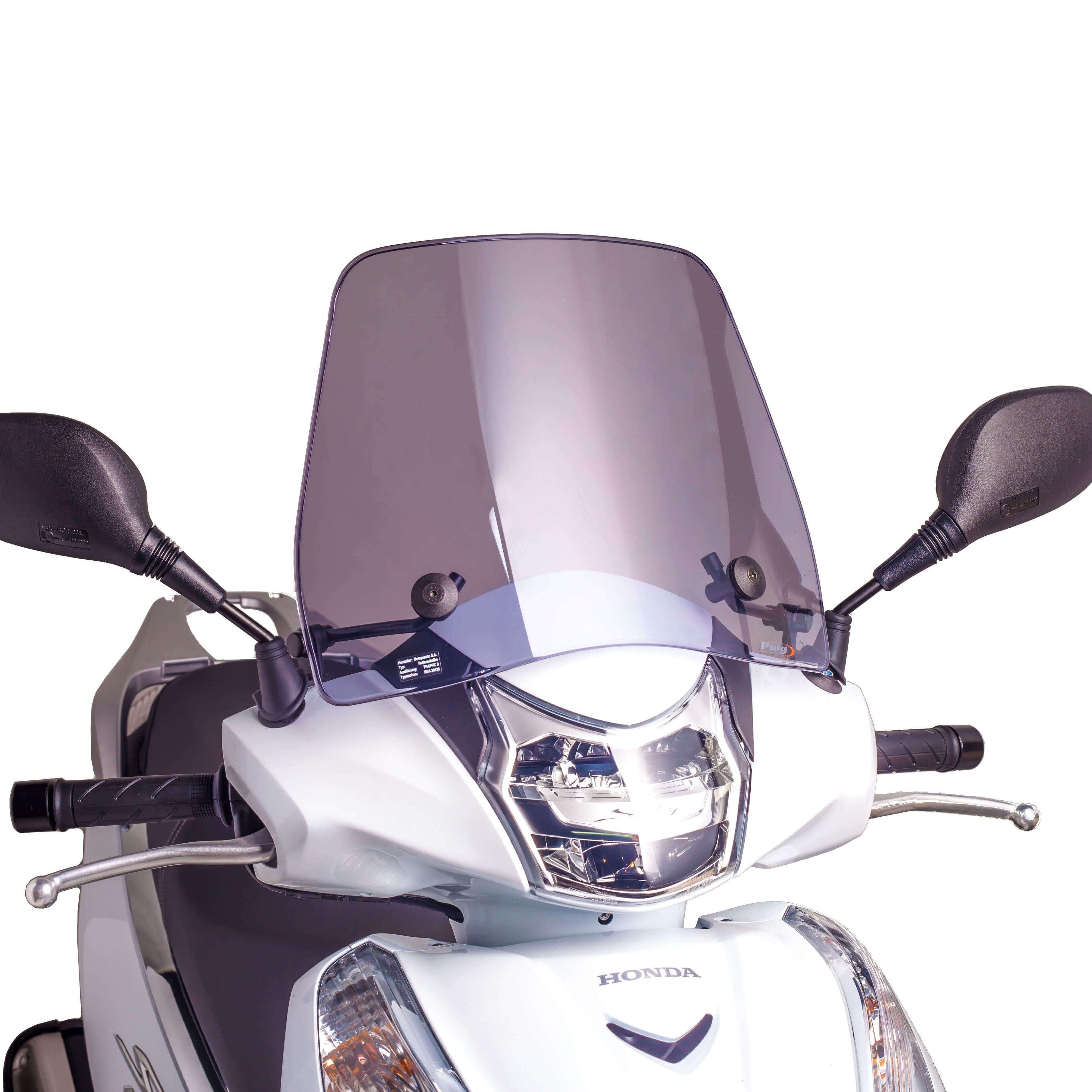 Puig Trafic Screen | Light Smoke | Honda SH 300i 2015>Current-M8134H-Screens-Pyramid Motorcycle Accessories