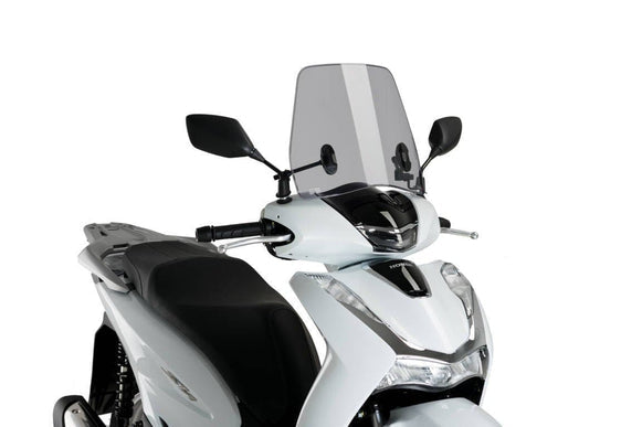 Puig Trafic Screen | Light Smoke | Honda SH 350i 2021>Current-M20363H-Screens-Pyramid Motorcycle Accessories