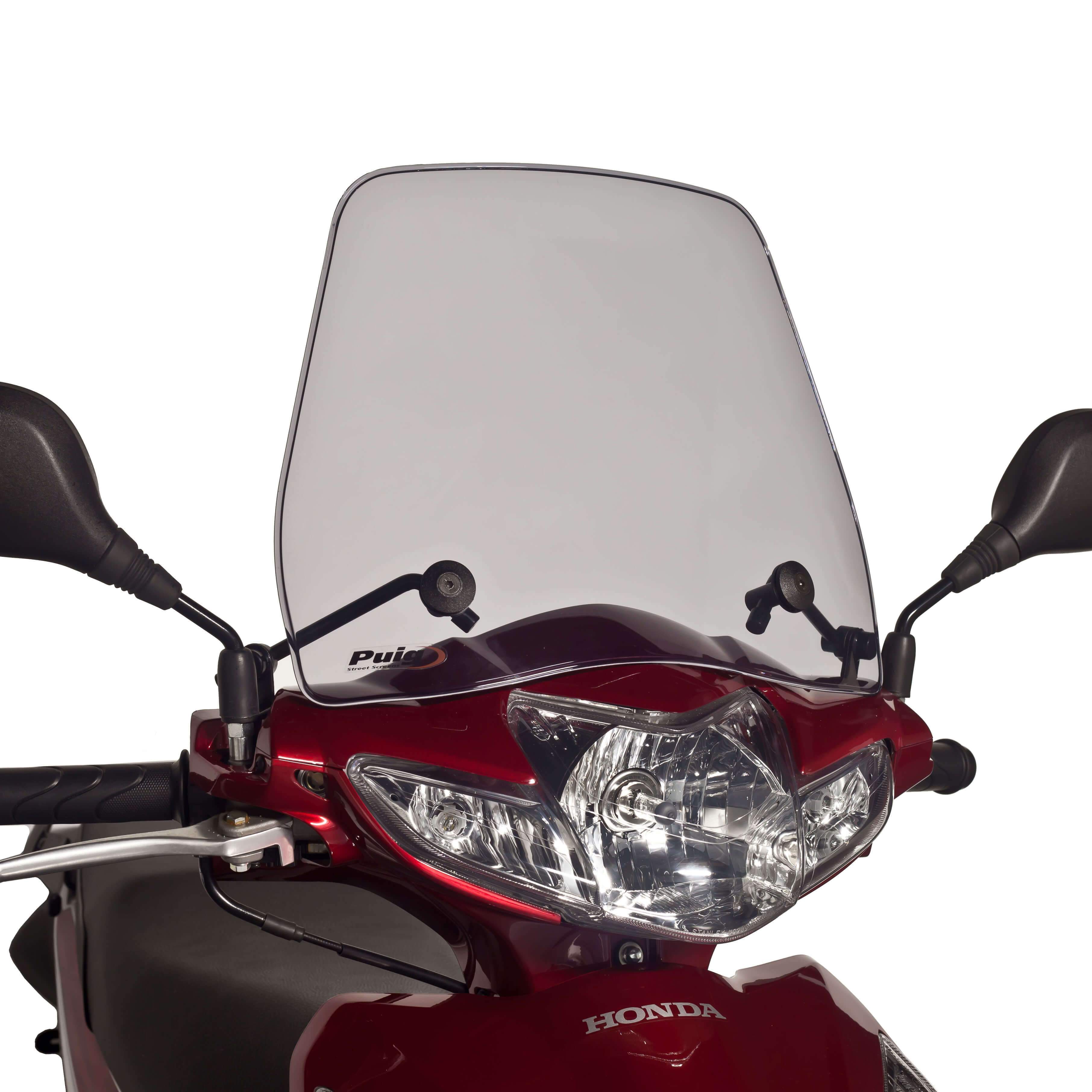Puig Trafic Screen | Light Smoke | Honda Wave 2012>2013 -  Shop name