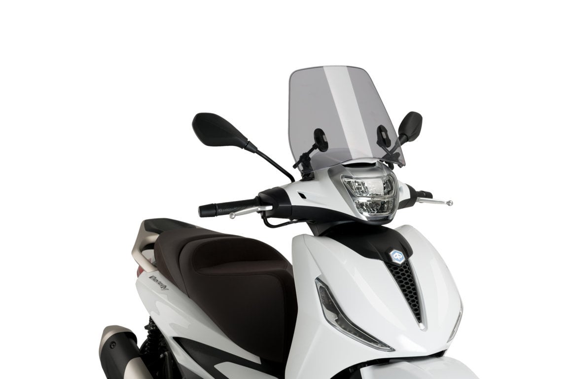 Puig Trafic Screen | Light Smoke | Piaggio Beverly 300 2021>Current -  Shop name