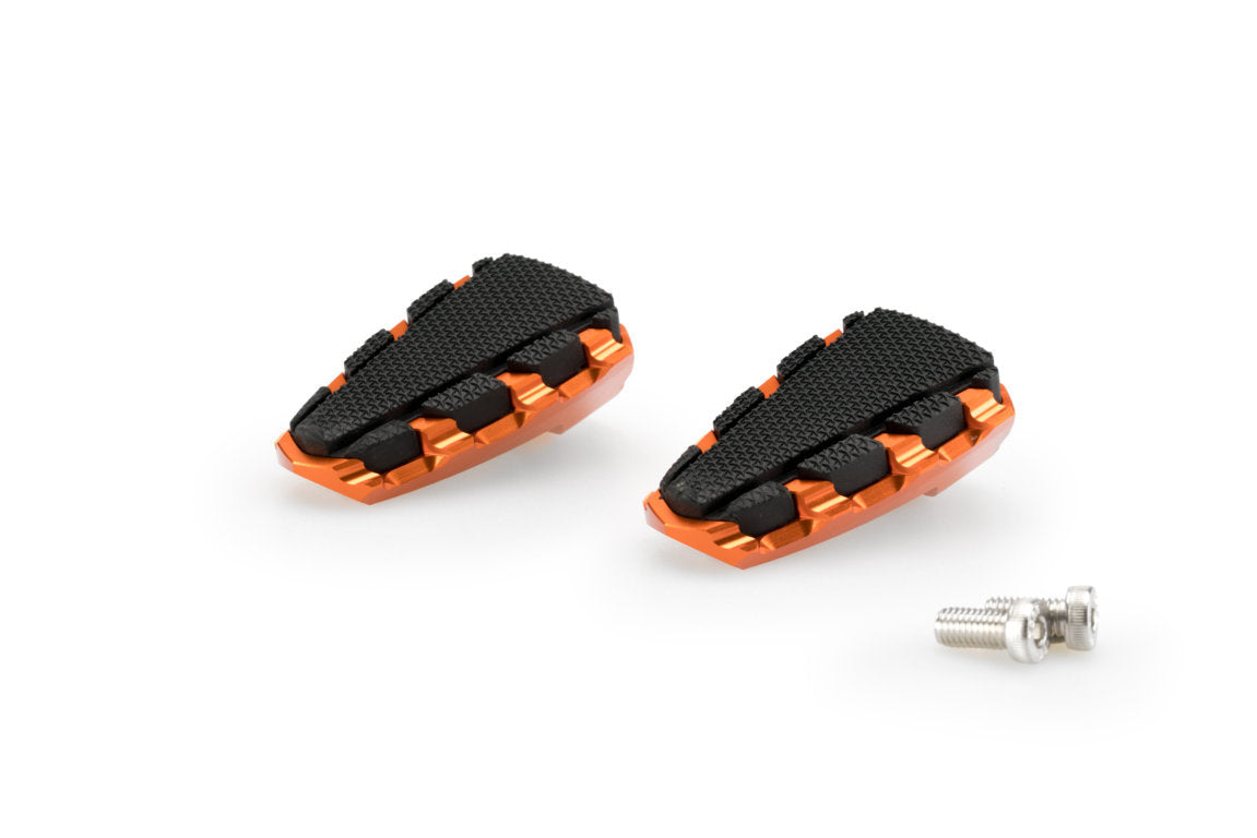 Puig Trail 2.0 Footpegs | Orange -  Shop name