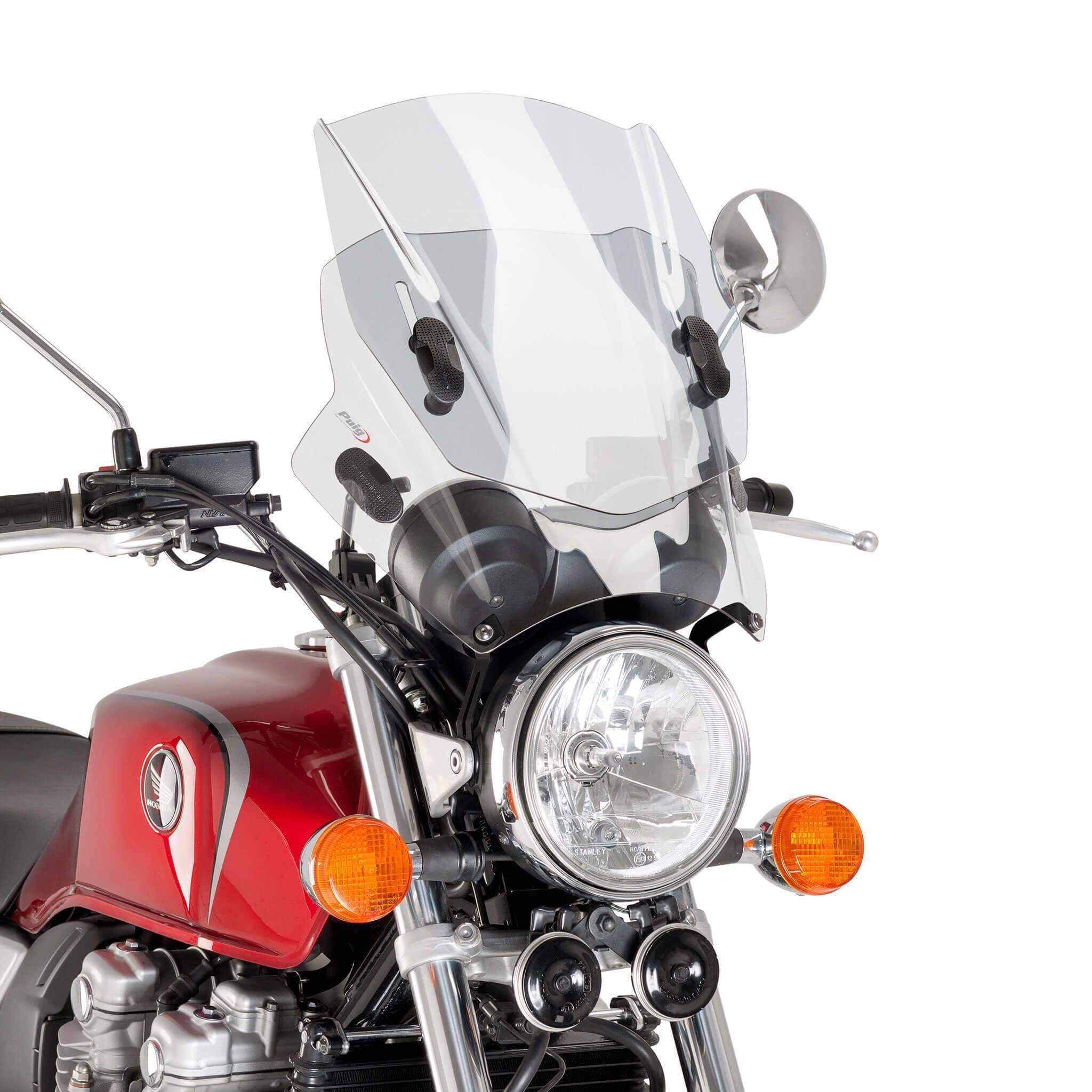 Puig Up & Down Screen | Clear | Yamaha MT-125 2015>2019-Screens-Pyramid Motorcycle Accessories