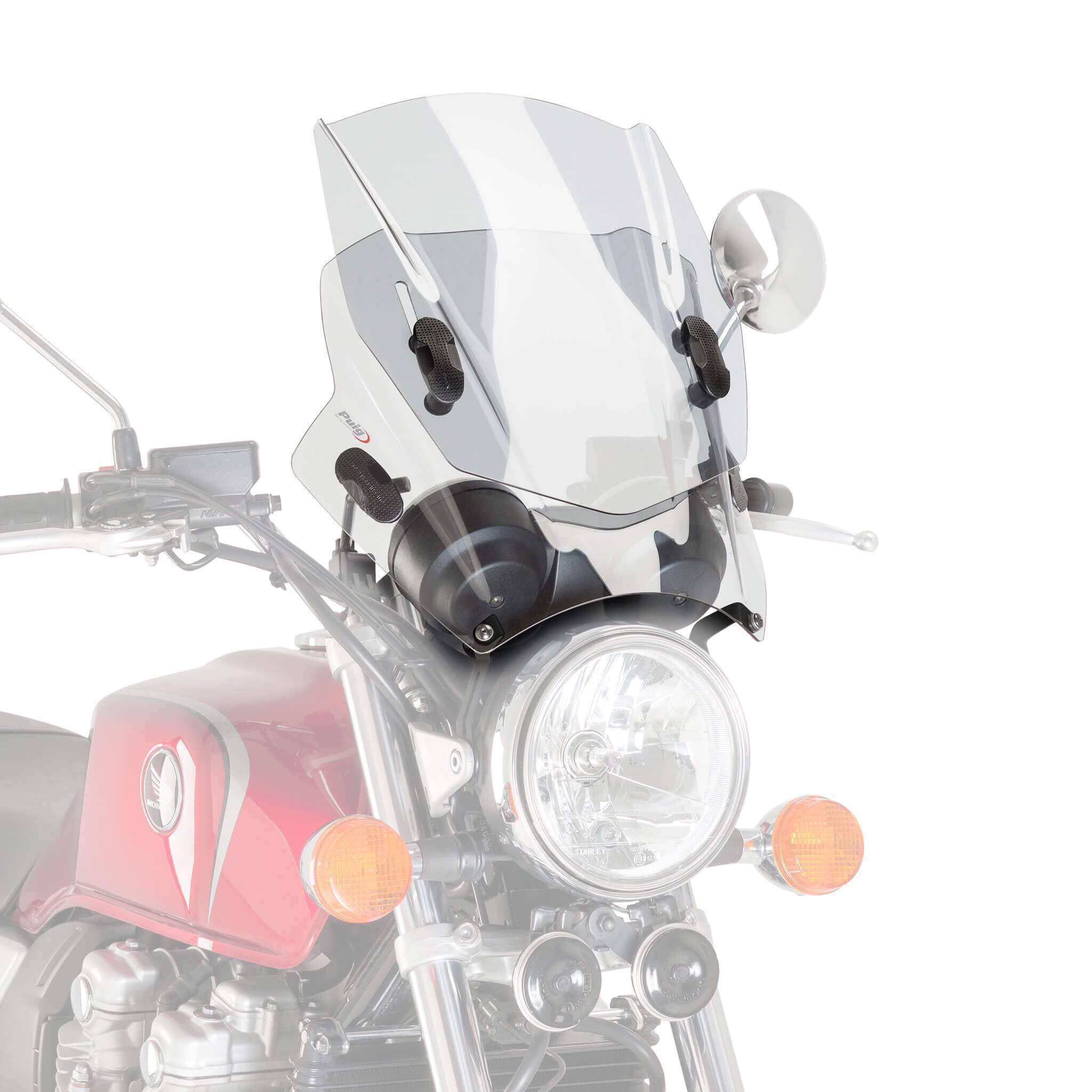 Puig Up & Down Screen | Clear | Yamaha MT-125 2015>2019-Screens-Pyramid Motorcycle Accessories
