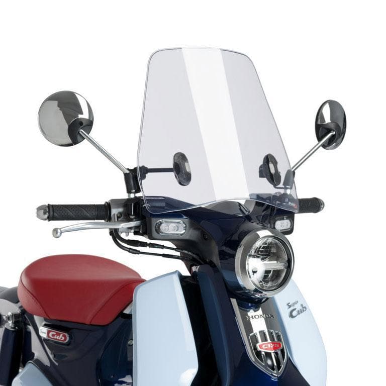Puig Urban Screen | Clear | Honda Super Cub C125 2018>Current-M3491W-Screens-Pyramid Motorcycle Accessories