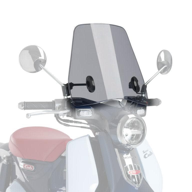 Puig Urban Screen | Light Smoke | Honda Super Cub C125 2018>Current