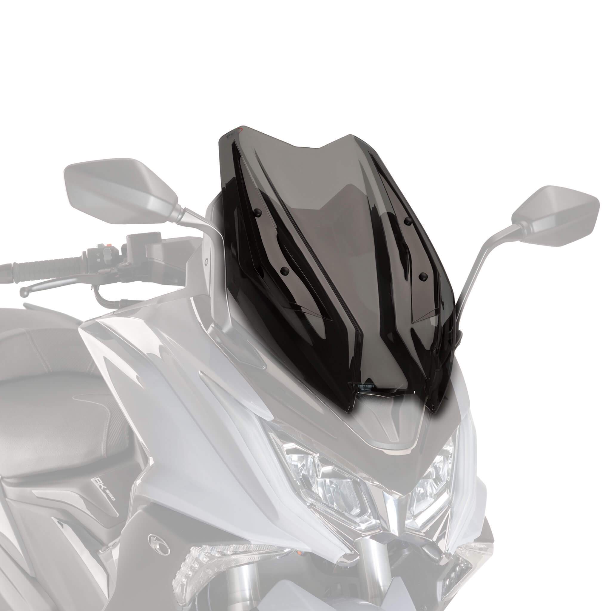 Puig V-Tech Line Sport Screen | Dark Smoke | Kymco AK 550 2017>Current-M9478F-Screens-Pyramid Motorcycle Accessories
