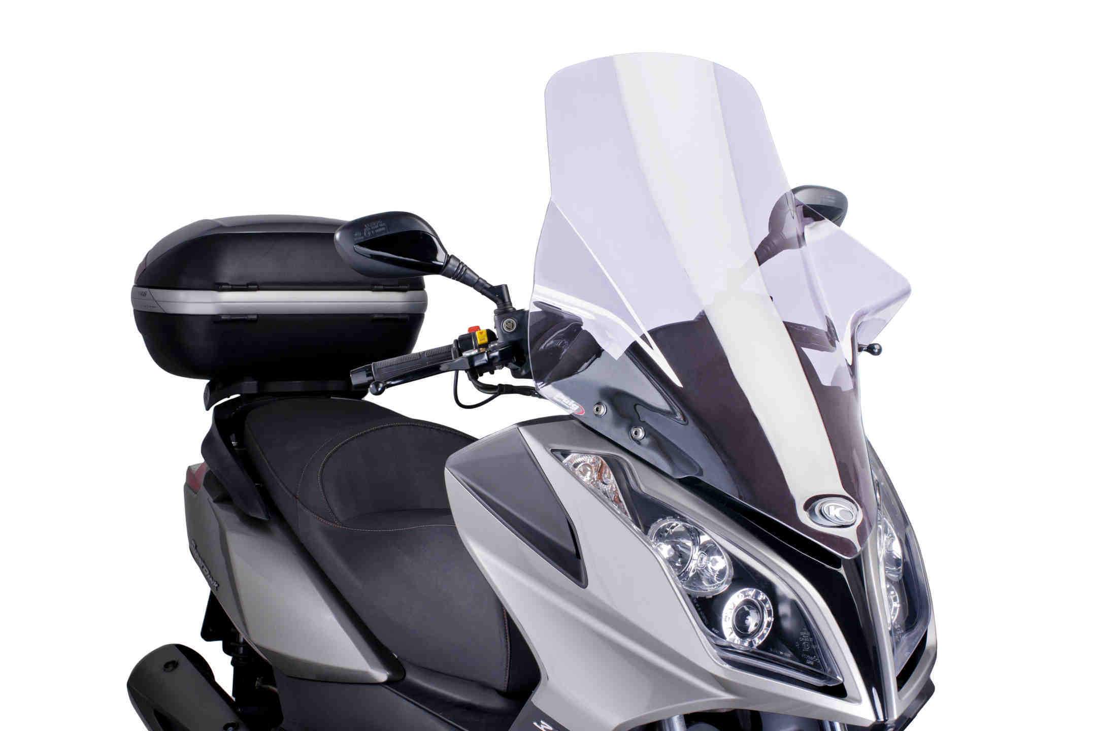 Puig V-Tech Line Touring Screen | Clear | Kymco Downtown 125i 2009>Current-M6790W-Screens-Pyramid Motorcycle Accessories