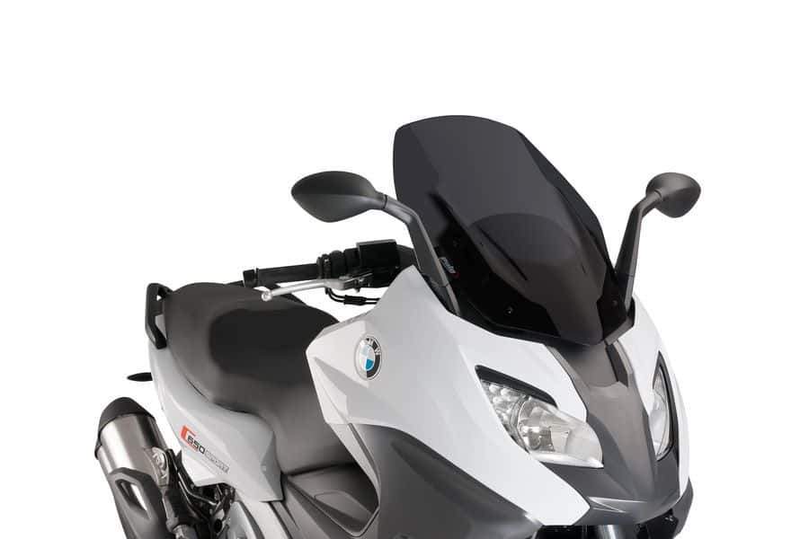 Puig V-Tech Line Touring Screen | Dark Smoke | BMW C600 Sport 2012>2015-M9014F-Screens-Pyramid Motorcycle Accessories