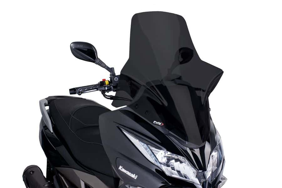 Puig V-Tech Line Touring Screen | Dark Smoke | Kawasaki J 125 2015>Current-M7020F-Screens-Pyramid Motorcycle Accessories