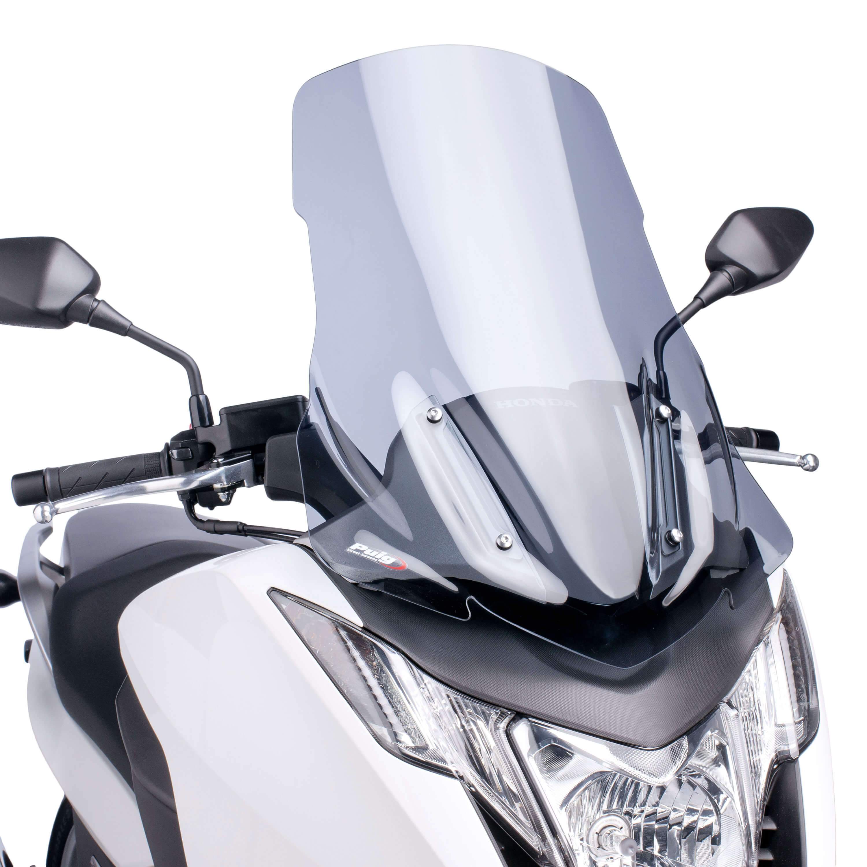 Puig V-Tech Line Touring Screen | Light Smoke | Honda NC 700 D Integra 2012>2013-Screens-Pyramid Motorcycle Accessories