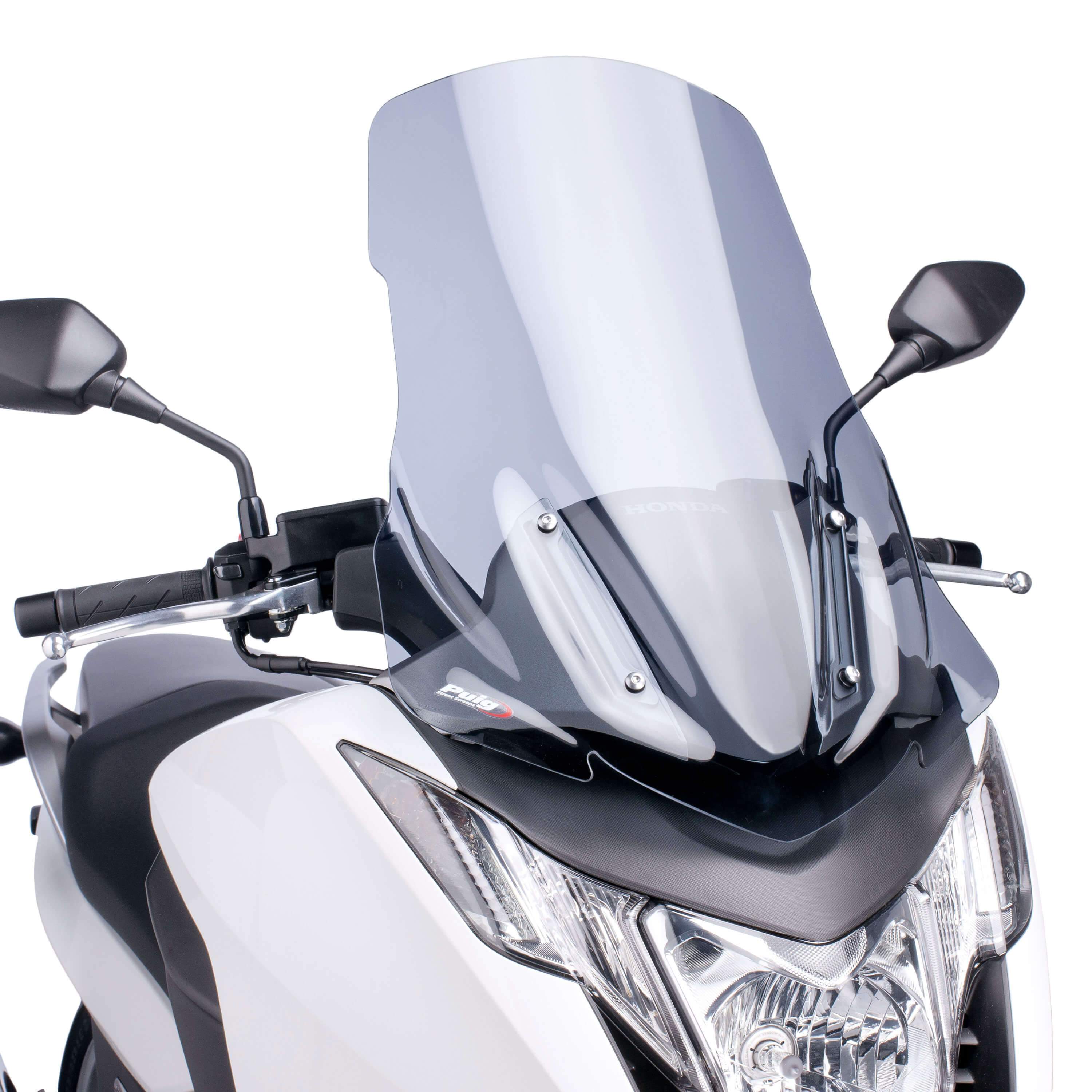 Puig V-Tech Line Touring Screen | Light Smoke | Honda NC 700 D Integra 2012>2013-M6035H-Screens-Pyramid Motorcycle Accessories