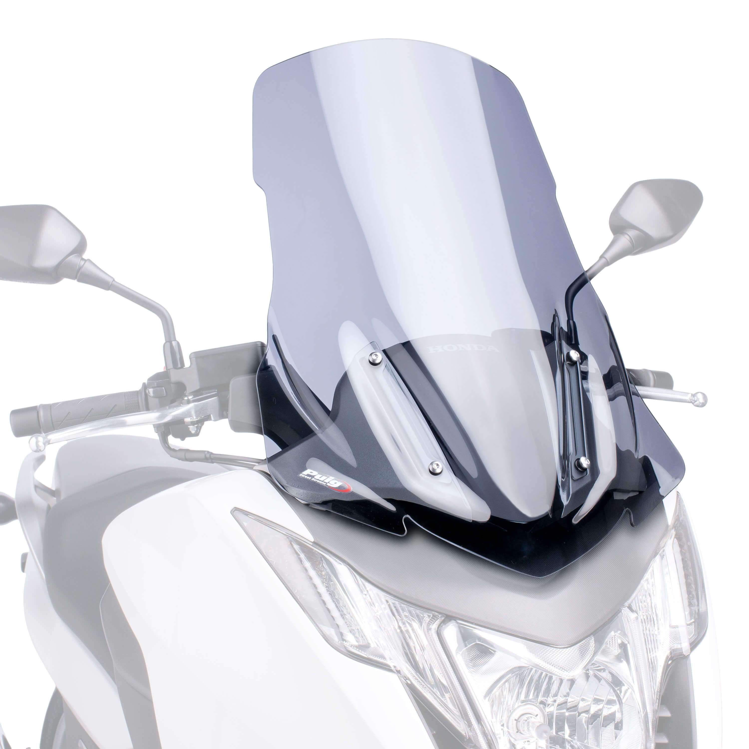 Puig V-Tech Line Touring Screen | Light Smoke | Honda NC 700 D Integra 2012>2013-Screens-Pyramid Motorcycle Accessories