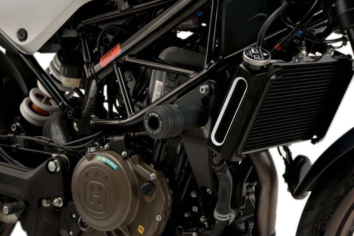Puig Vintage 2.0 Frame Sliders | Black | Husqvarna Vitpilen 401 2017>Current -  Shop name