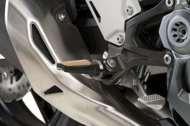 Puig Vintage Footpegs | Black -  Shop name