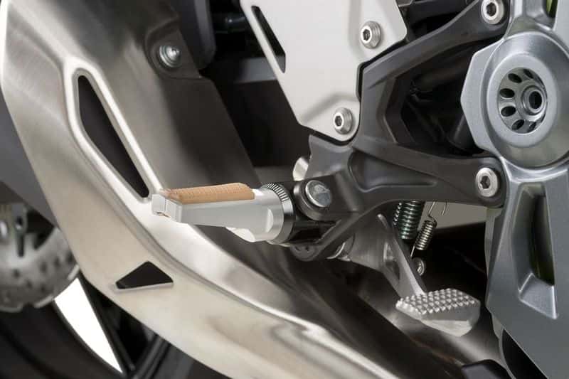 Puig Vintage Footpegs | Silver -  Shop name