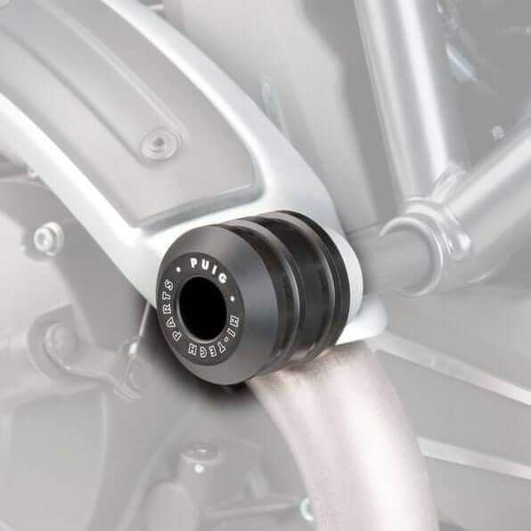 Puig Vintage Frame Sliders | Black | Ducati Scrambler Urban Enduro 2015>Current -  Shop name
