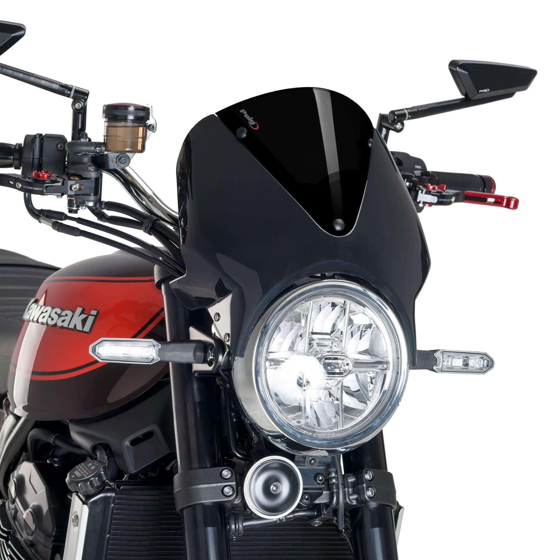 Puig Vision Screen | Black Fairing/Black | Suzuki GSX 1200 1999>2000-M003NN-Screens-Pyramid Motorcycle Accessories
