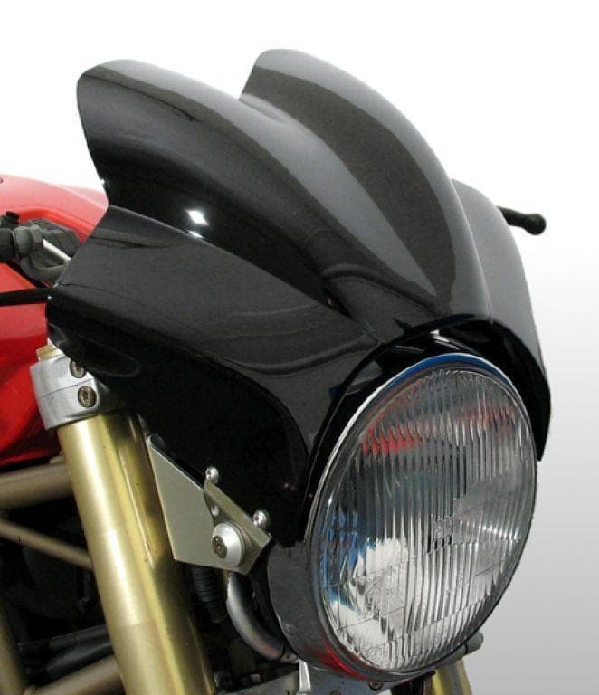 Puig Wave Screen | Black (Opaque) | Kawasaki Zephyr 1100 1992>1997-M2208N-Screens-Pyramid Motorcycle Accessories