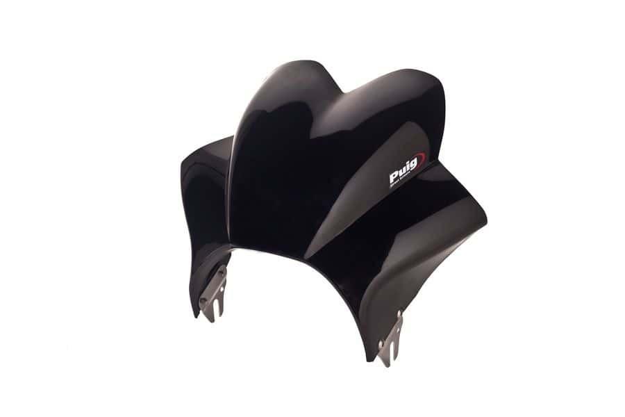 Puig Wave Screen | Black (Opaque) | Royal Enfield Interceptor 650 2018>Current-M2208N-Screens-Pyramid Motorcycle Accessories