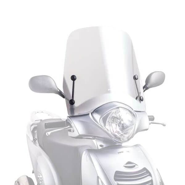 Puig Windscreen T.S | Clear | Honda Passion 125 2006>2014-Screens-Pyramid Motorcycle Accessories