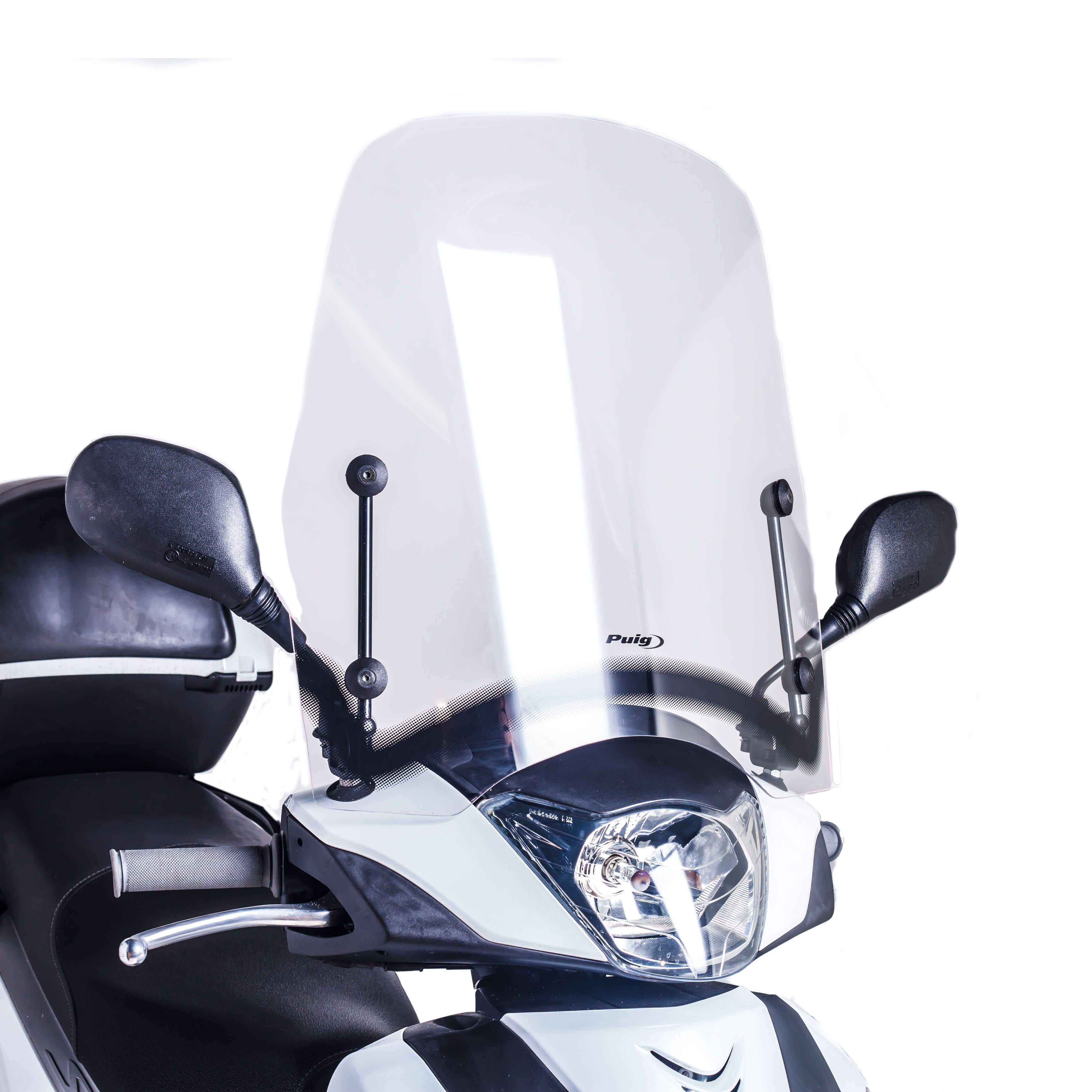 Puig Windscreen T.S | Clear | Honda SH 150i 2009>2012-Screens-Pyramid Motorcycle Accessories