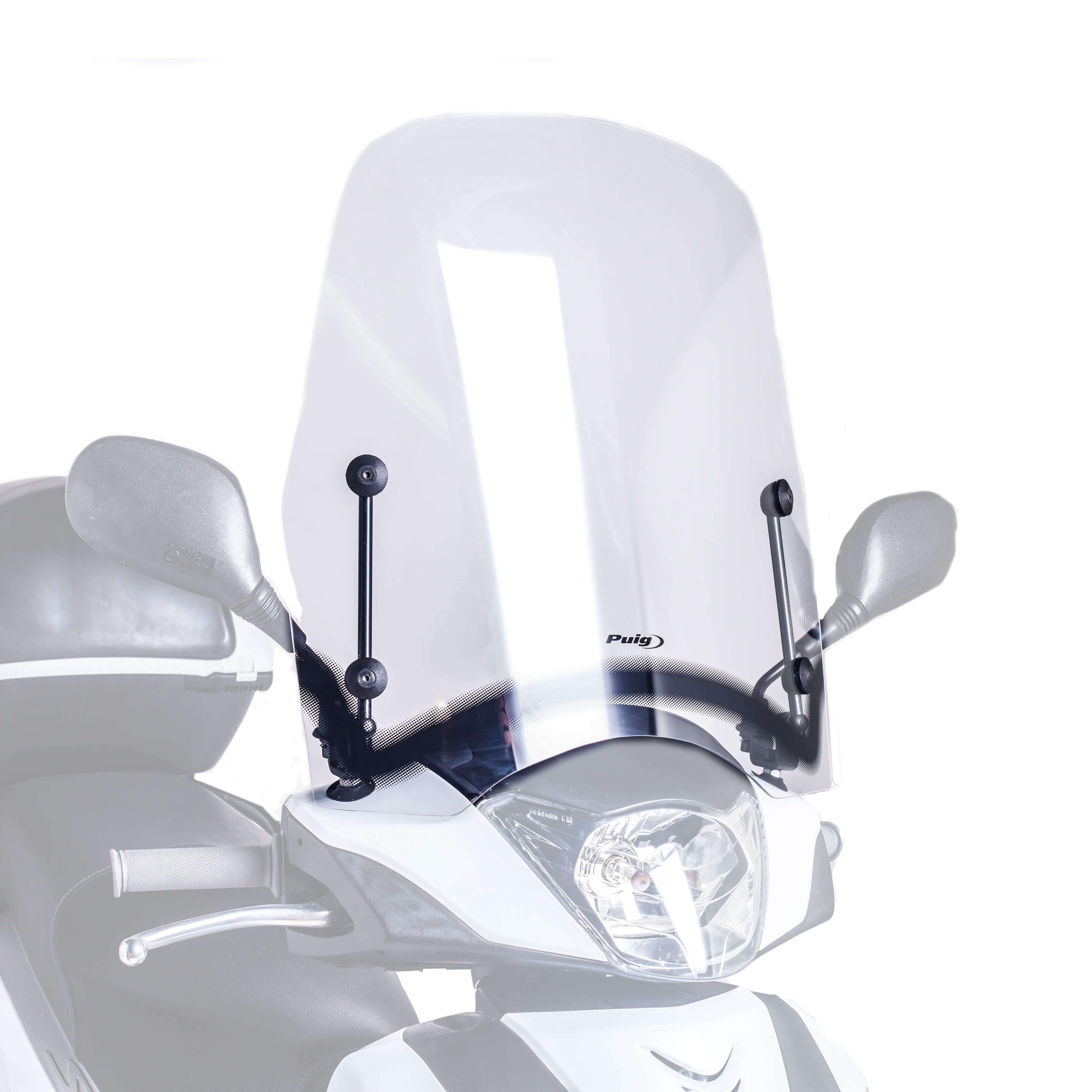 Puig Windscreen T.S | Clear | Honda SH 150i 2009>2012-Screens-Pyramid Motorcycle Accessories