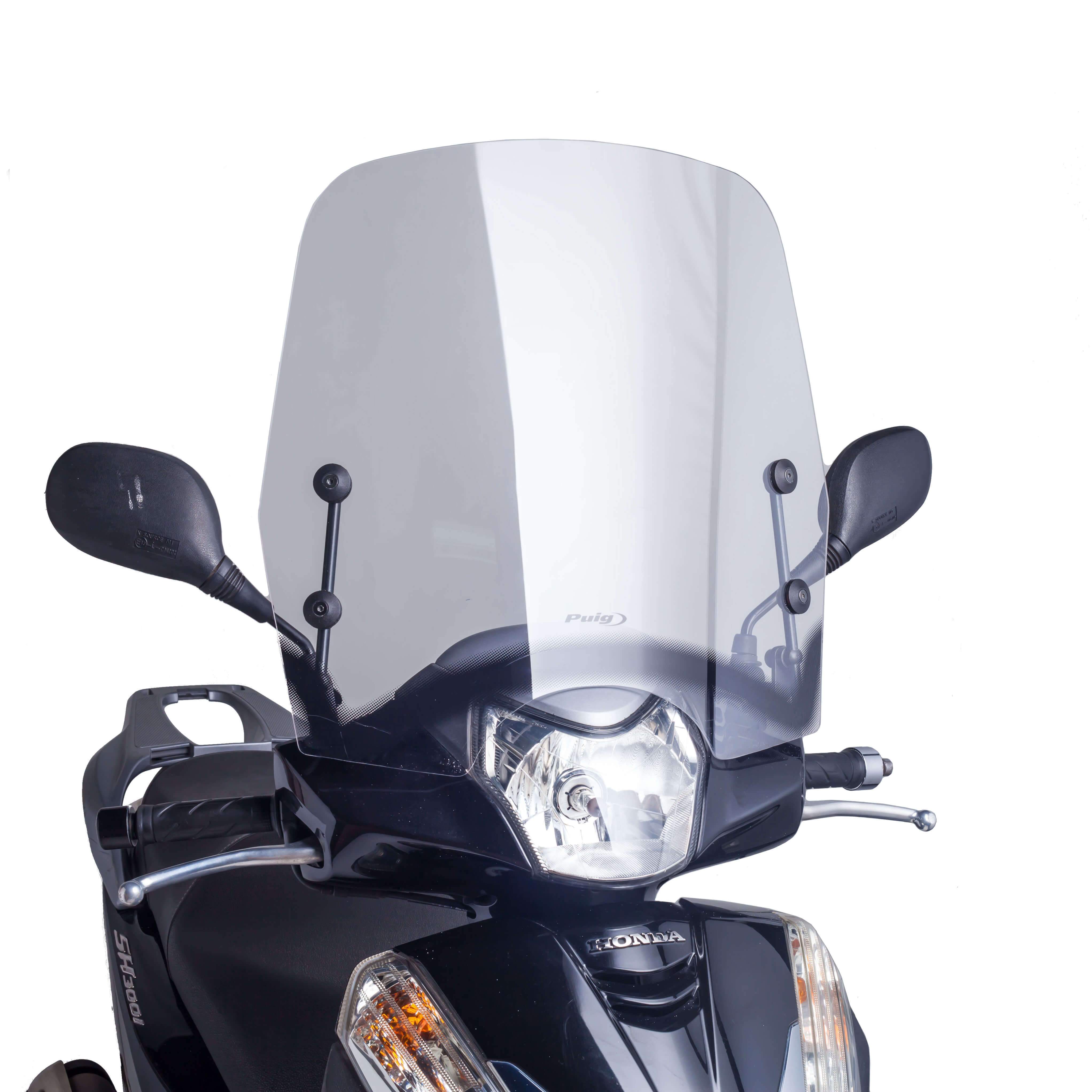Puig Windscreen T.S | Clear | Honda SH 300i 2011>2014-M5847W-Screens-Pyramid Motorcycle Accessories