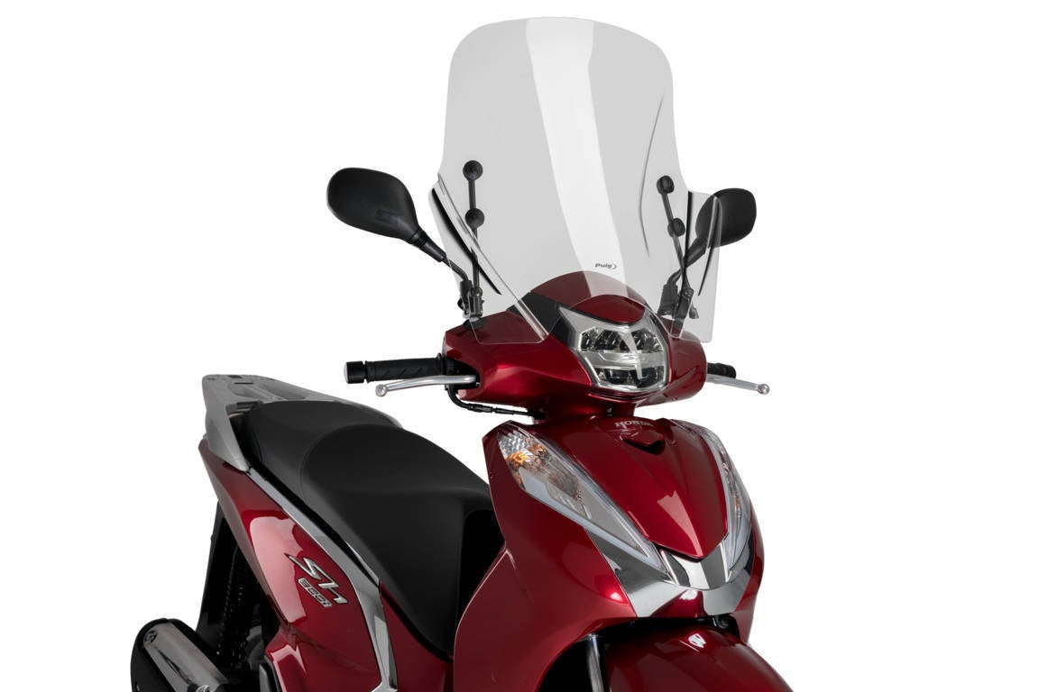 Puig Windshield T.X. Screen | Clear | Honda SH 300i 2015>Current -   Pyramid Motorcycle Accessories
