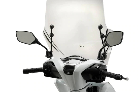 Puig Windshield T.X. Screen | Clear | Honda SH 350i 2021>Current-Screens-Pyramid Motorcycle Accessories