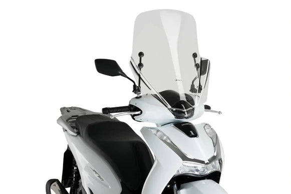 Puig Windshield T.X. Screen | Clear | Honda SH 350i 2021>Current-Screens-Pyramid Motorcycle Accessories