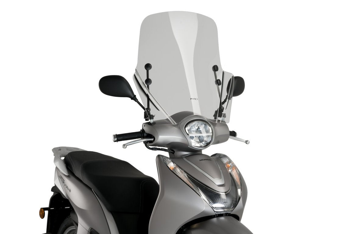 Puig Windshield T.X. Screen | Clear | Honda SH Mode 125 2021>Current-M20736W-Screens-Pyramid Motorcycle Accessories