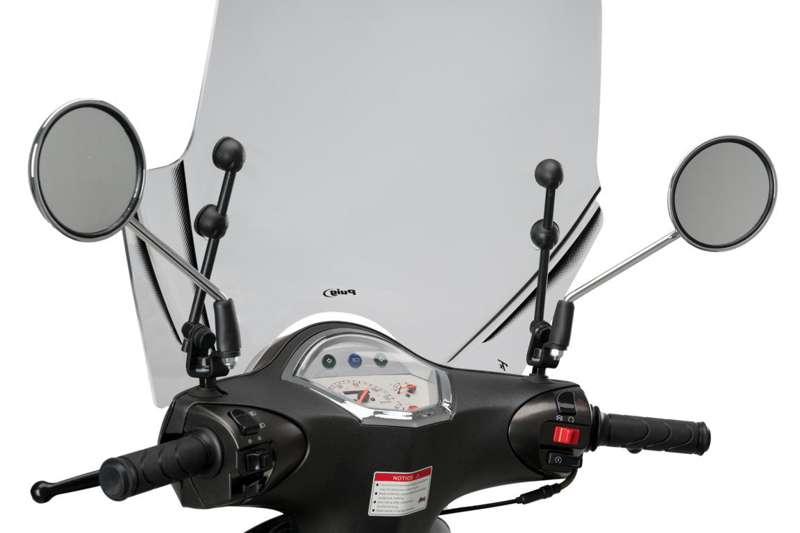 Puig Windshield T.X. Screen | Clear | Keeway Zahara 50/125 2022>Current -  Shop name