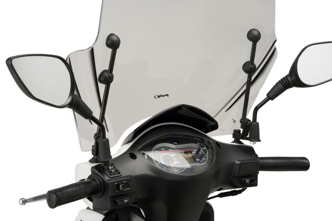 Puig Windshield T.X. Screen | Clear | Sym Symphony SR 125 2021>Current-M20868W-Screens-Pyramid Motorcycle Accessories