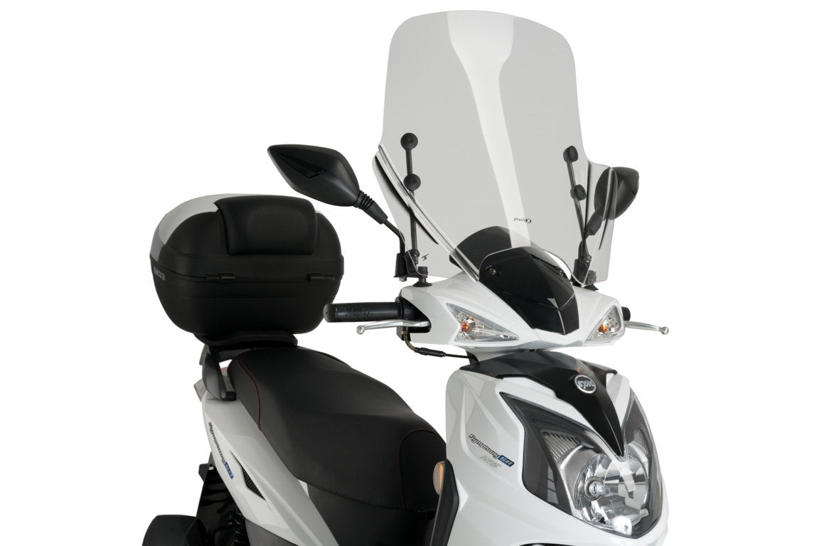 Puig Windshield T.X. Screen | Clear | Sym Symphony SR 125 2021>Current-M20868W-Screens-Pyramid Motorcycle Accessories
