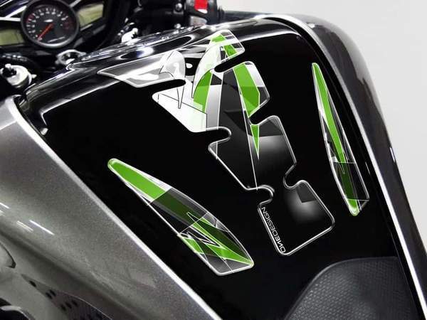 Puig Wings Kawasaki Tank Pad | Black -  Shop name