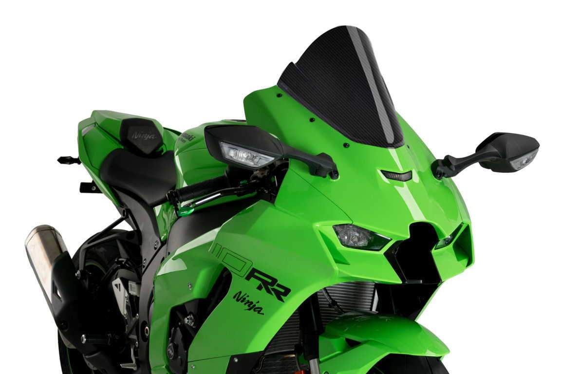 Puig Z-Racing Screen | Carbon Look | Kawasaki ZX-10R 2021>Current-M20541C-Screens-Pyramid Motorcycle Accessories