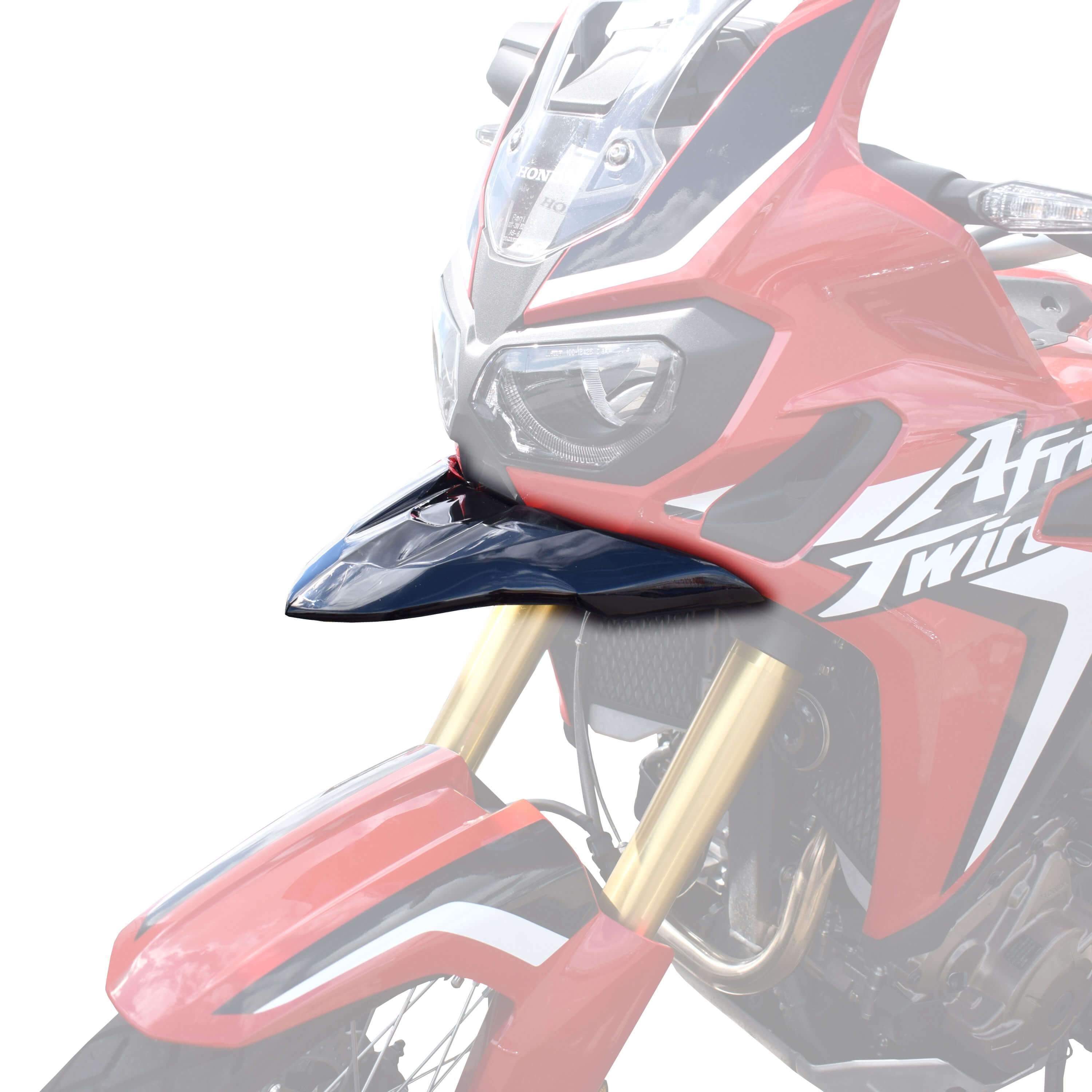 Pyramid Beak | Gloss Black | Honda CRF 1000 L Africa Twin 2016>2019-Beaks-Pyramid Motorcycle Accessories