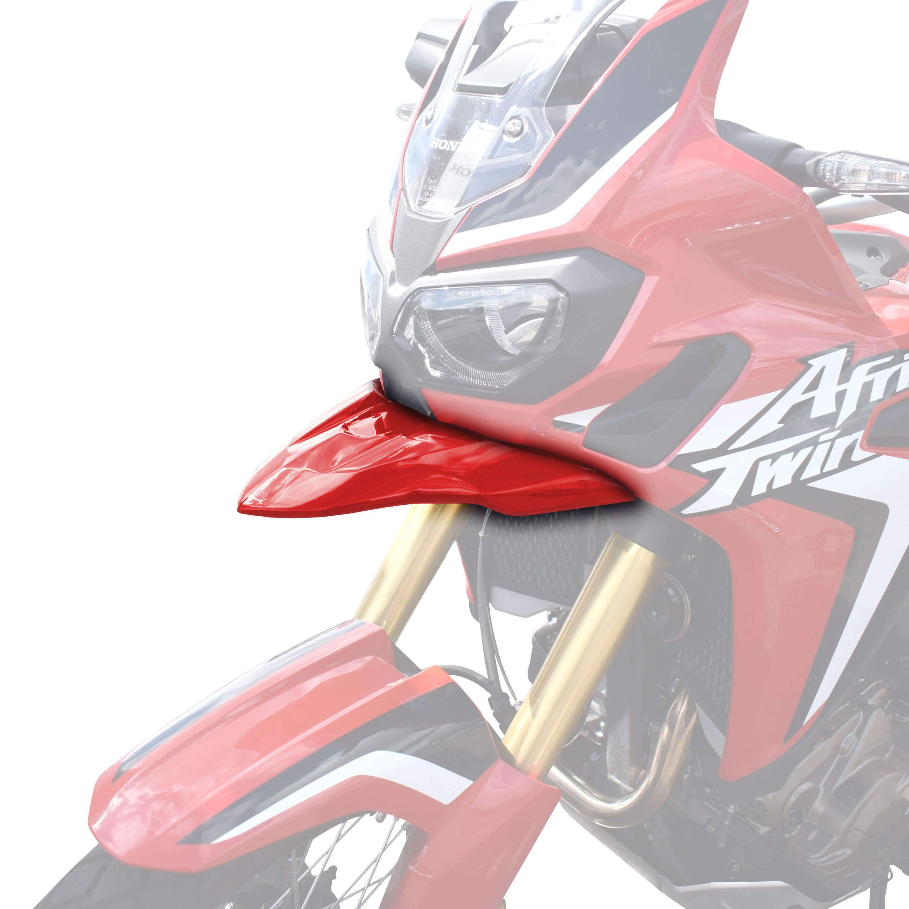 Pyramid Beak | Gloss Red | Honda CRF 1000 L Africa Twin 2016>2019-541000D-Beaks-Pyramid Motorcycle Accessories