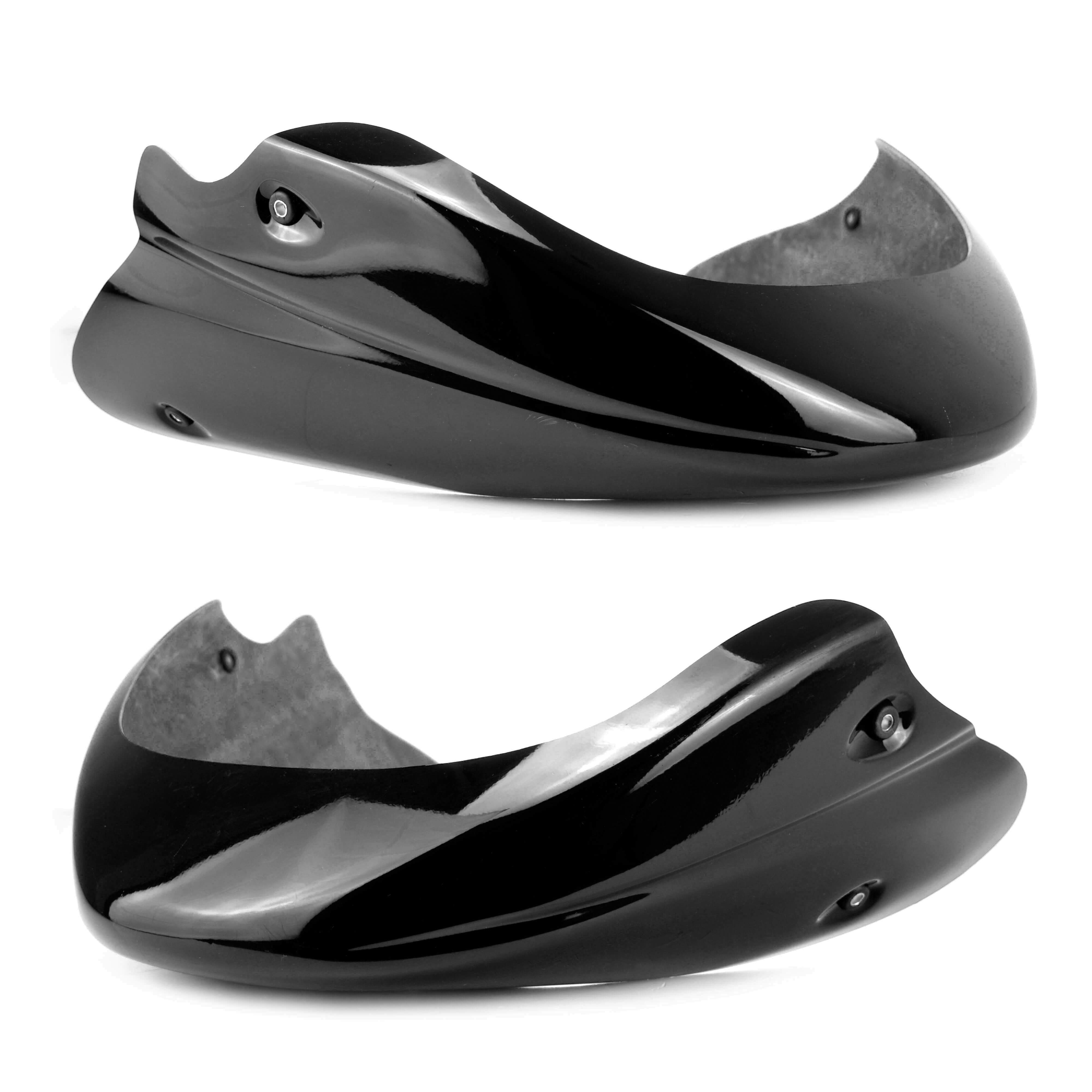 Pyramid Belly Pan | Gloss Black | Suzuki GSX 1400 2001>2008-20411B-Belly Pans-Pyramid Motorcycle Accessories