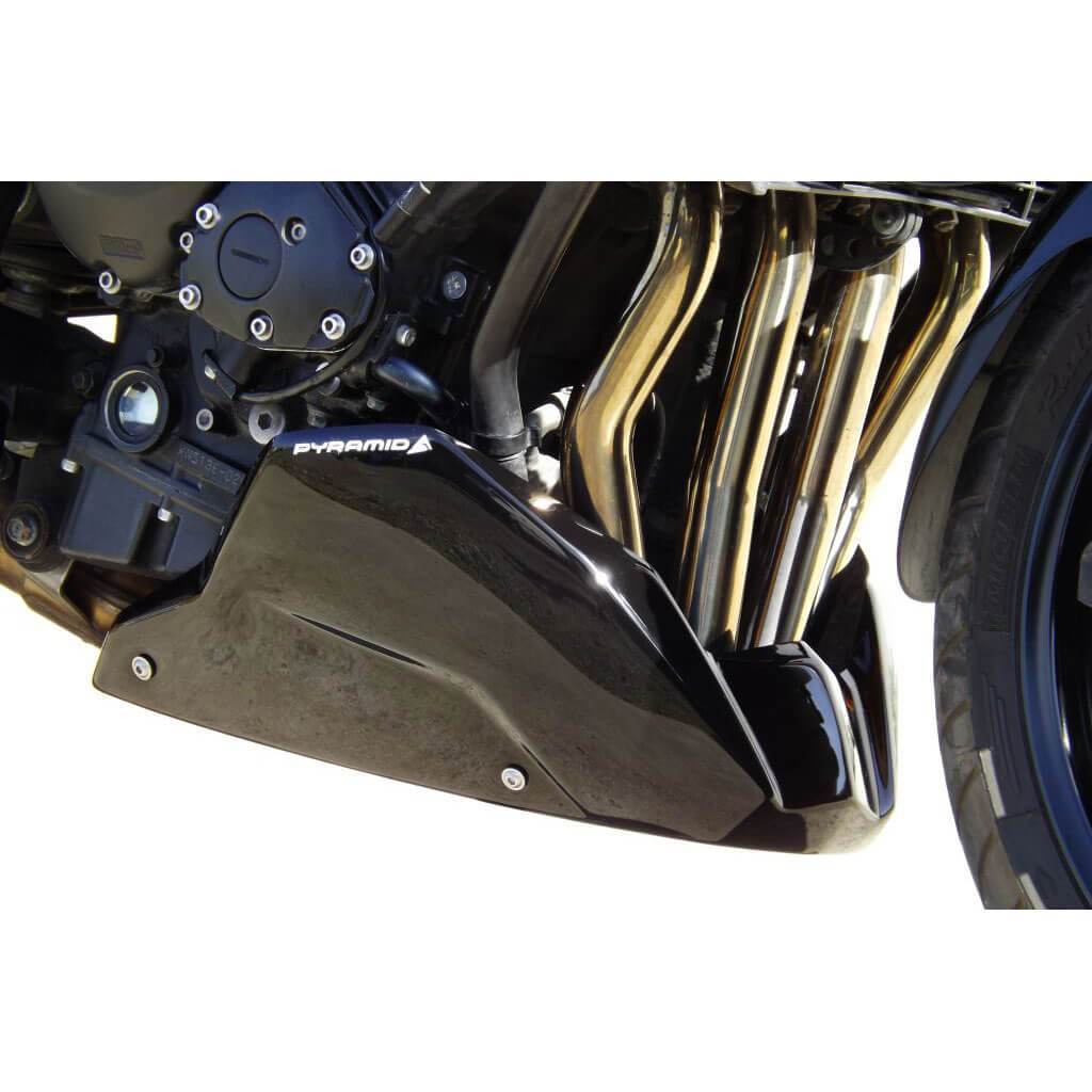 Pyramid Belly Pan | Gloss Black | Yamaha FZ1 2006>2014-22117B-Belly Pans-Pyramid Motorcycle Accessories