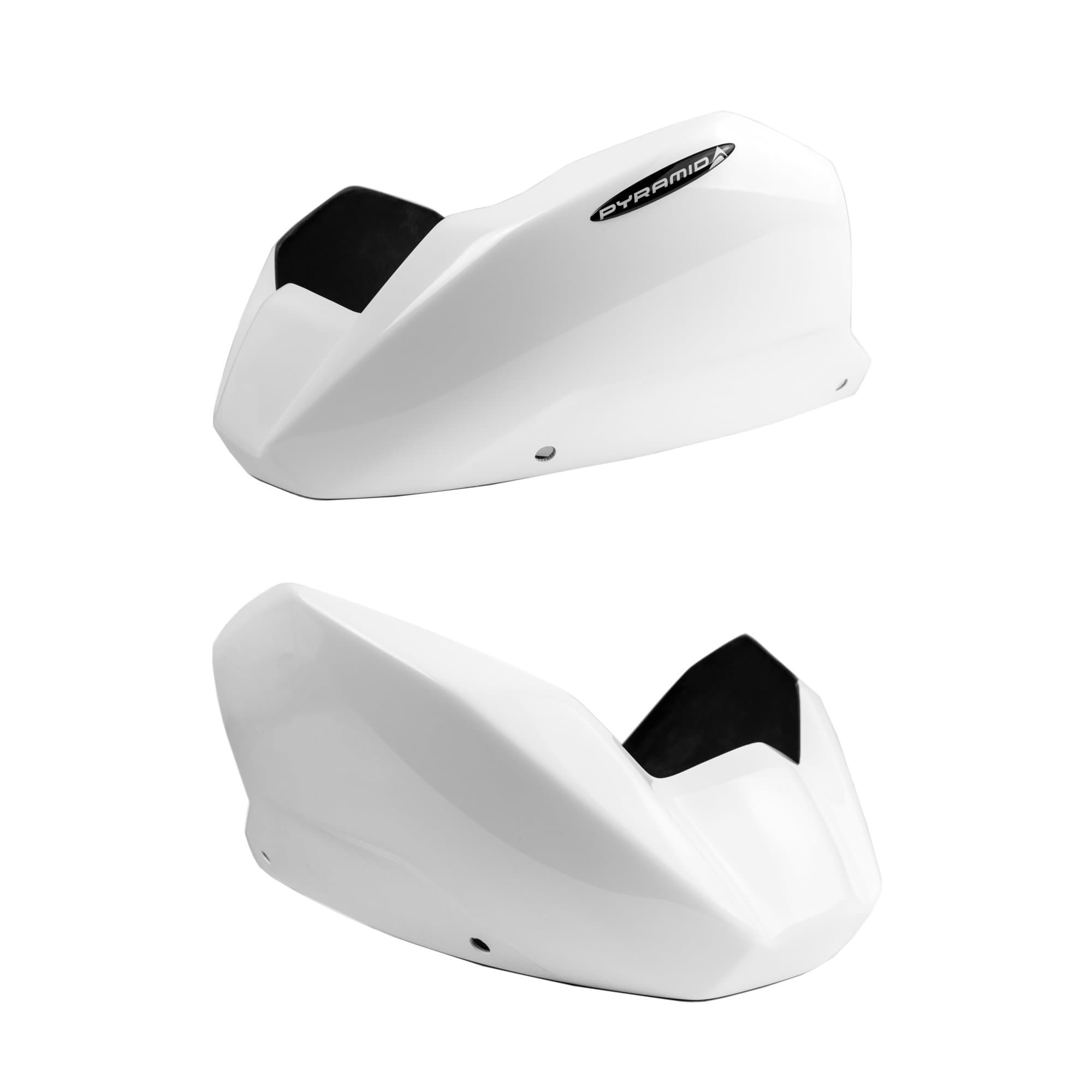 Pyramid Belly Pan | Gloss White | Yamaha FZ1 2006>2014-22117C-Belly Pans-Pyramid Motorcycle Accessories