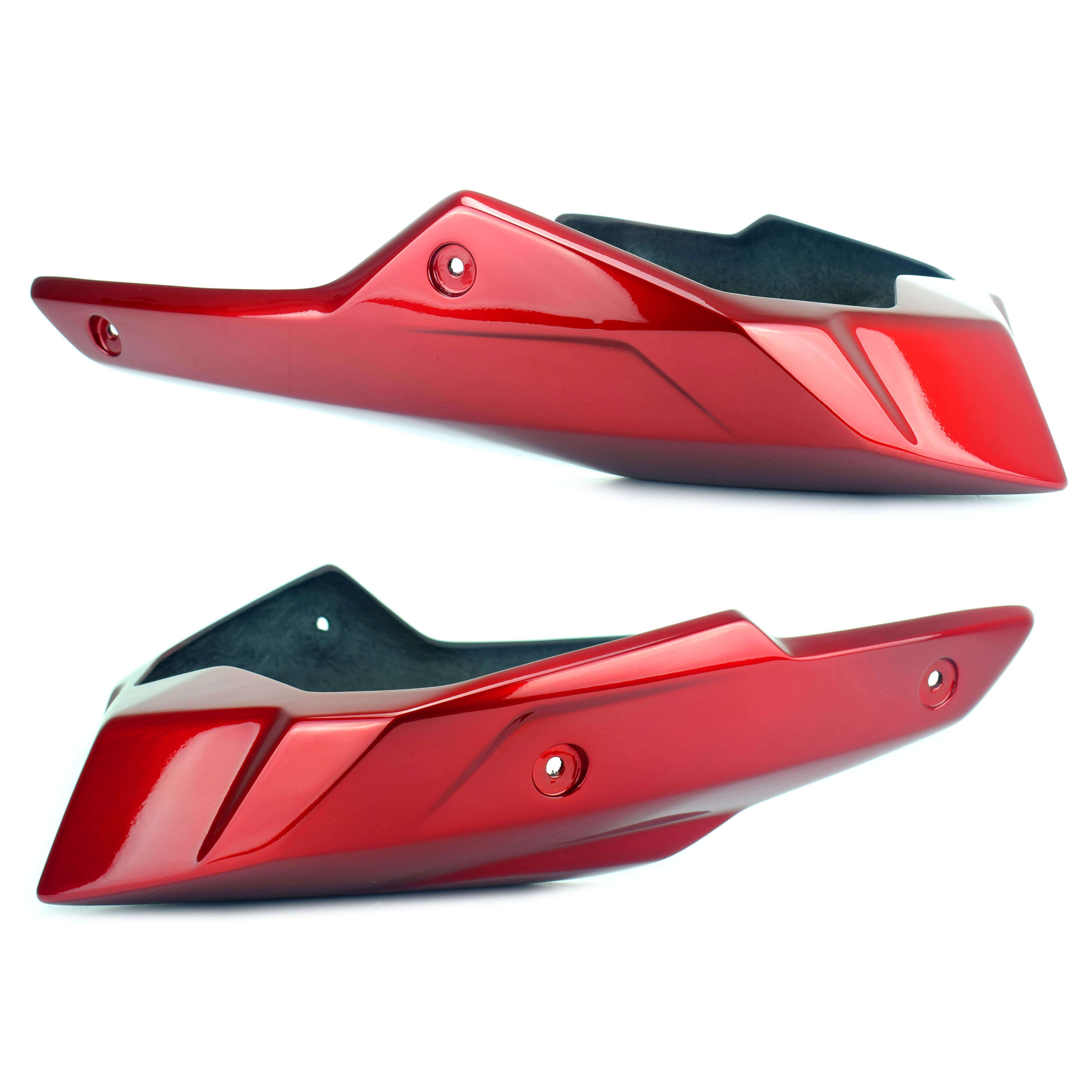 Pyramid Belly Pan | Metallic Red (Radical Red) | Yamaha MT-07 2013>Current-22136R-Belly Pans-Pyramid Motorcycle Accessories