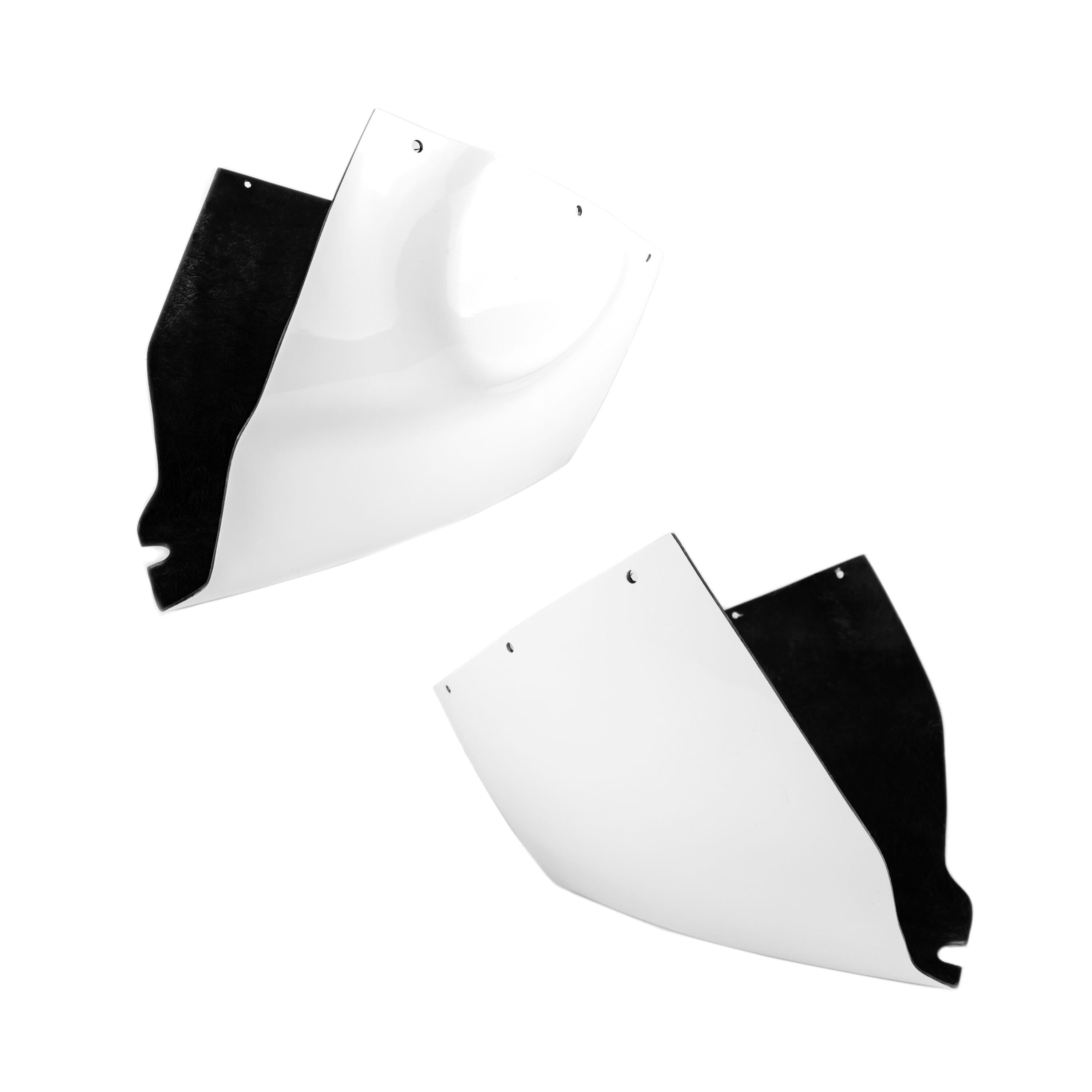 Pyramid Belly Pan | White | Suzuki RG 125 1985>1991-Belly Pans-Pyramid Motorcycle Accessories