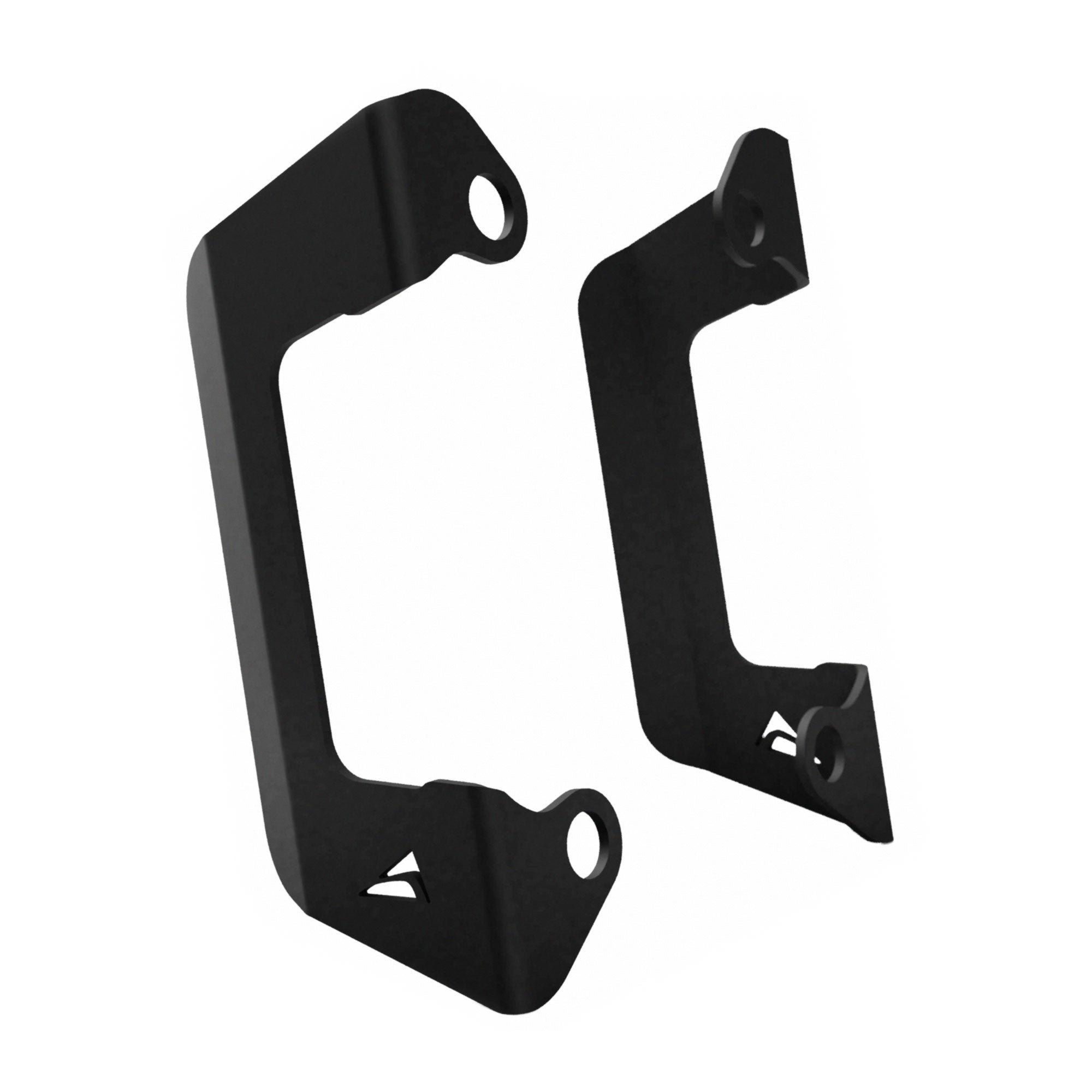 Pyramid Brake Caliper Guards | Matte Black | Ducati Monster 821 2014>2020-36875M-Crash Protection-Pyramid Motorcycle Accessories