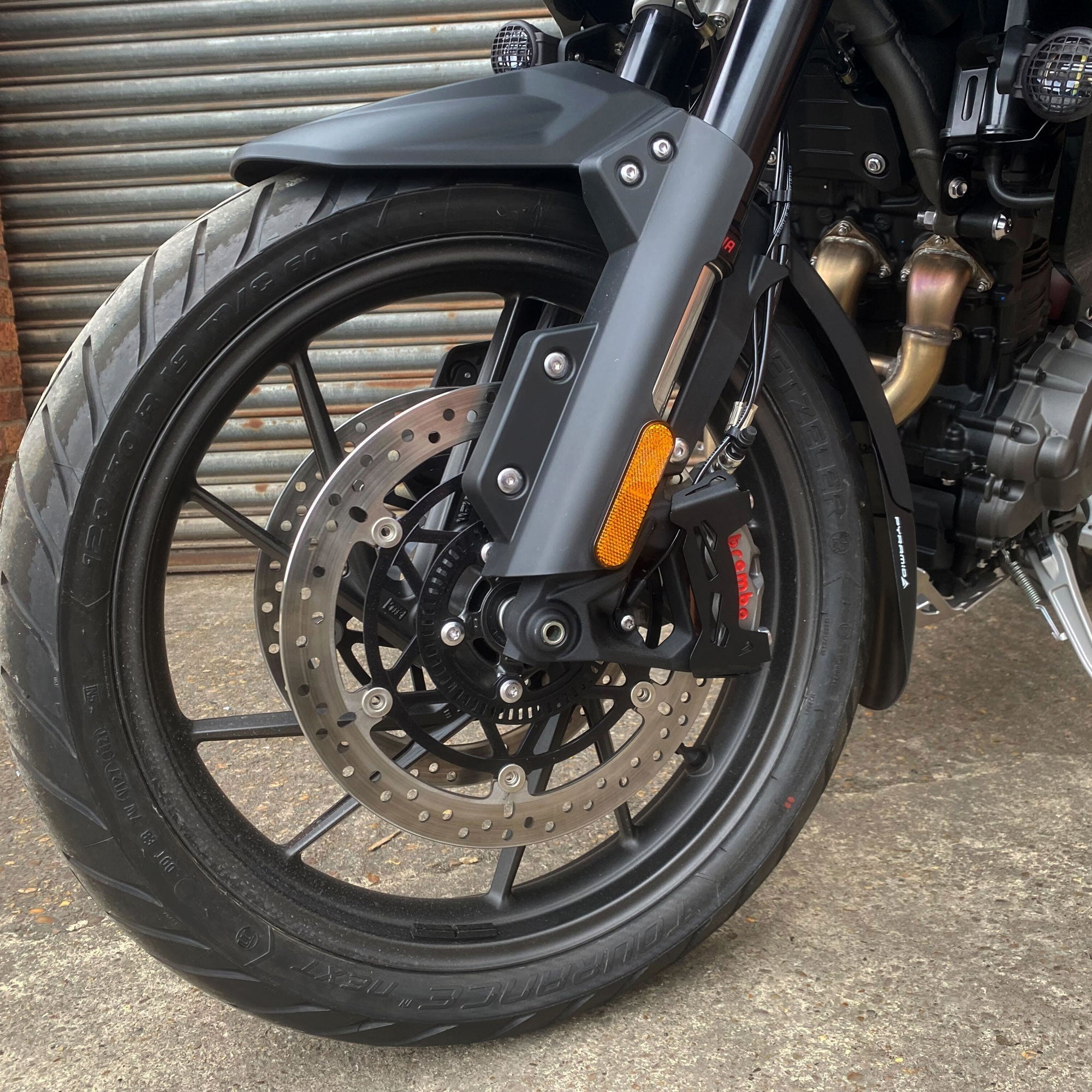 Pyramid Brake Caliper Guards | Matte Black | Ducati Multistrada V4 Rally 2021>Current -  Shop name
